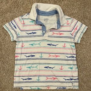 Boys Crown and Ivy Polo sz 5